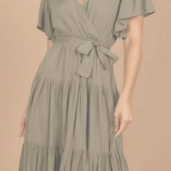 Petal & Pup Barker Dress, S, Olive - Picture 4 of 10